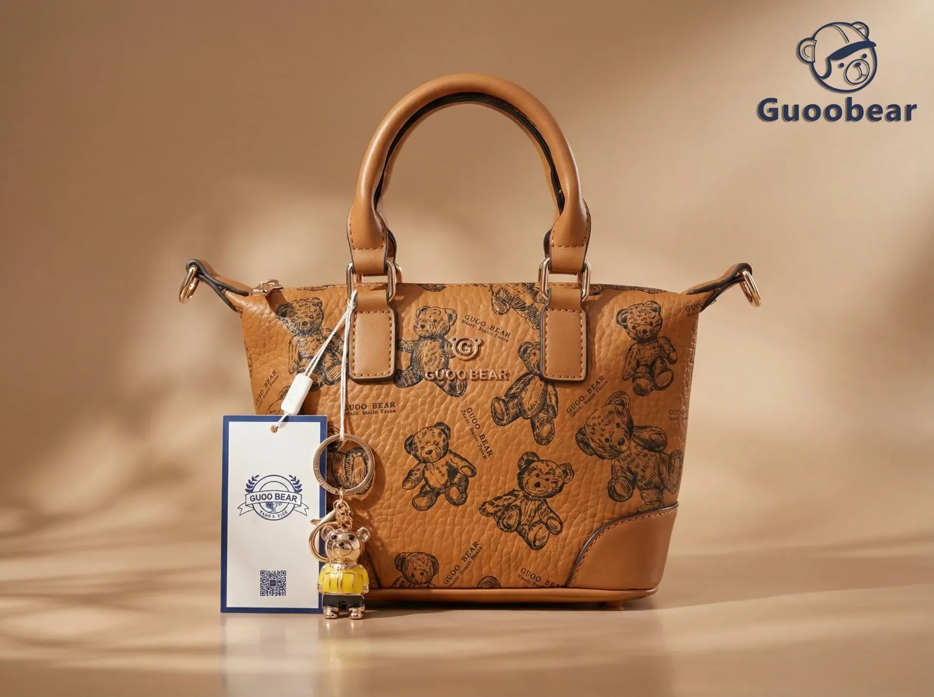 Graffiti bear crossbody bag